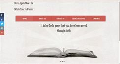 Desktop Screenshot of bornagainnewlifeministries.org